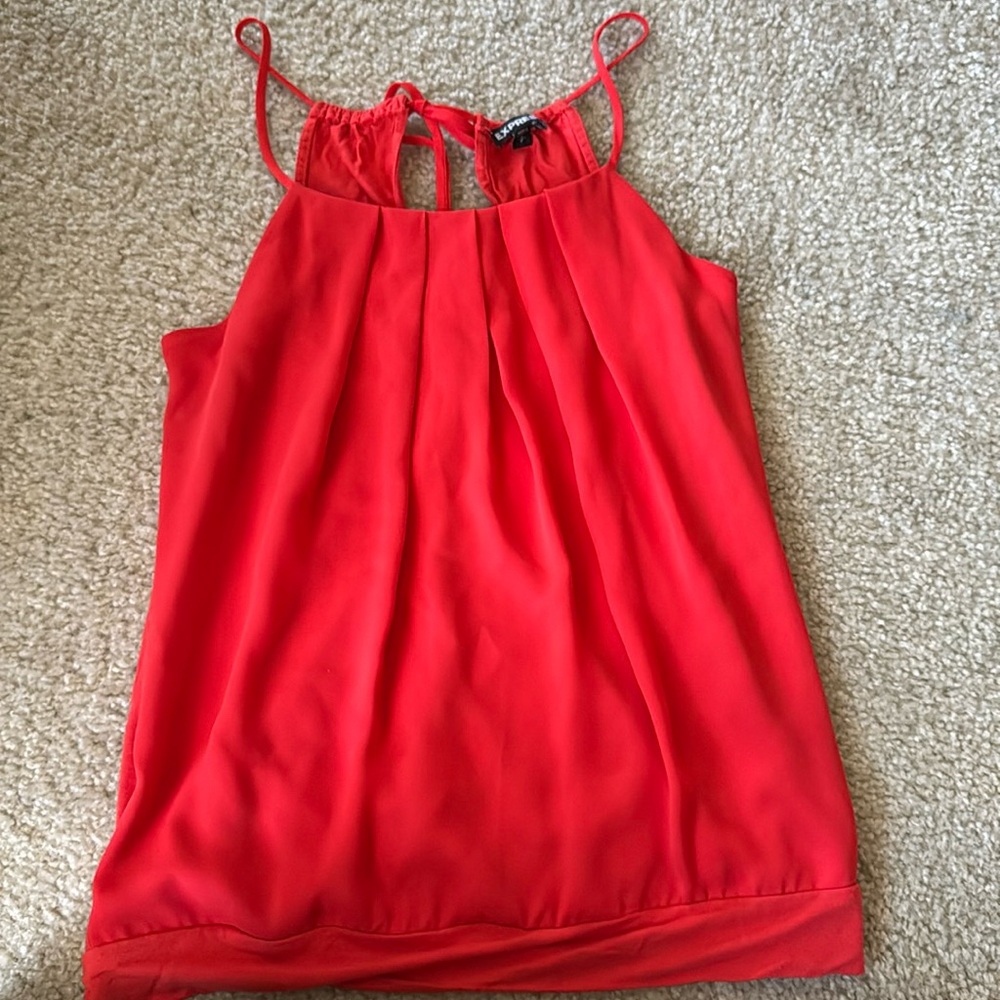 Express Red Tank Top
